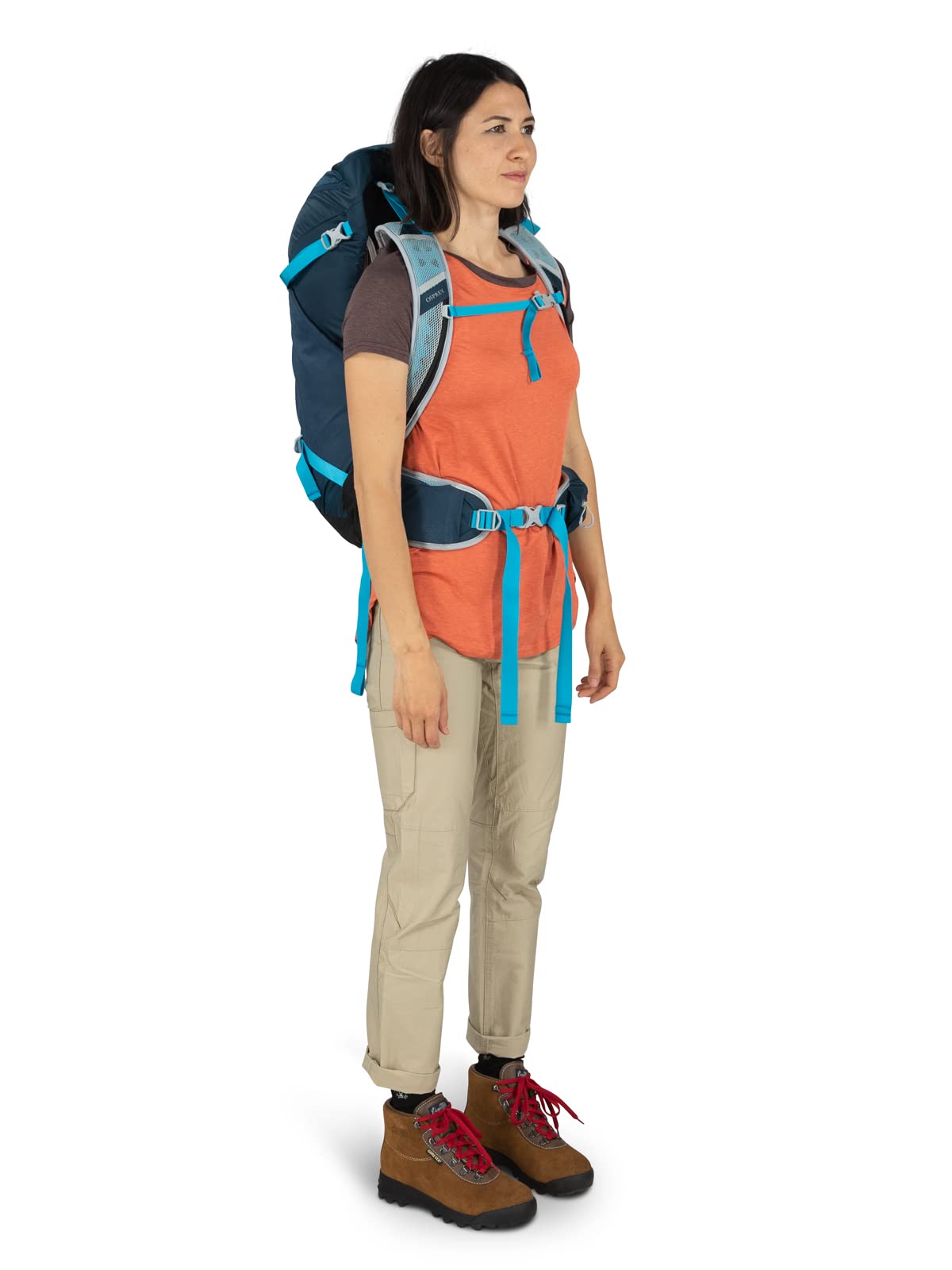 Osprey Hikelite plecak turystyczny unisex – lekki, nienaganna wentylacja z zawieszeniem AirSpeed, minimalistyczny i zrównoważony design, w zestawie pokrowiec przeciwdeszczowy