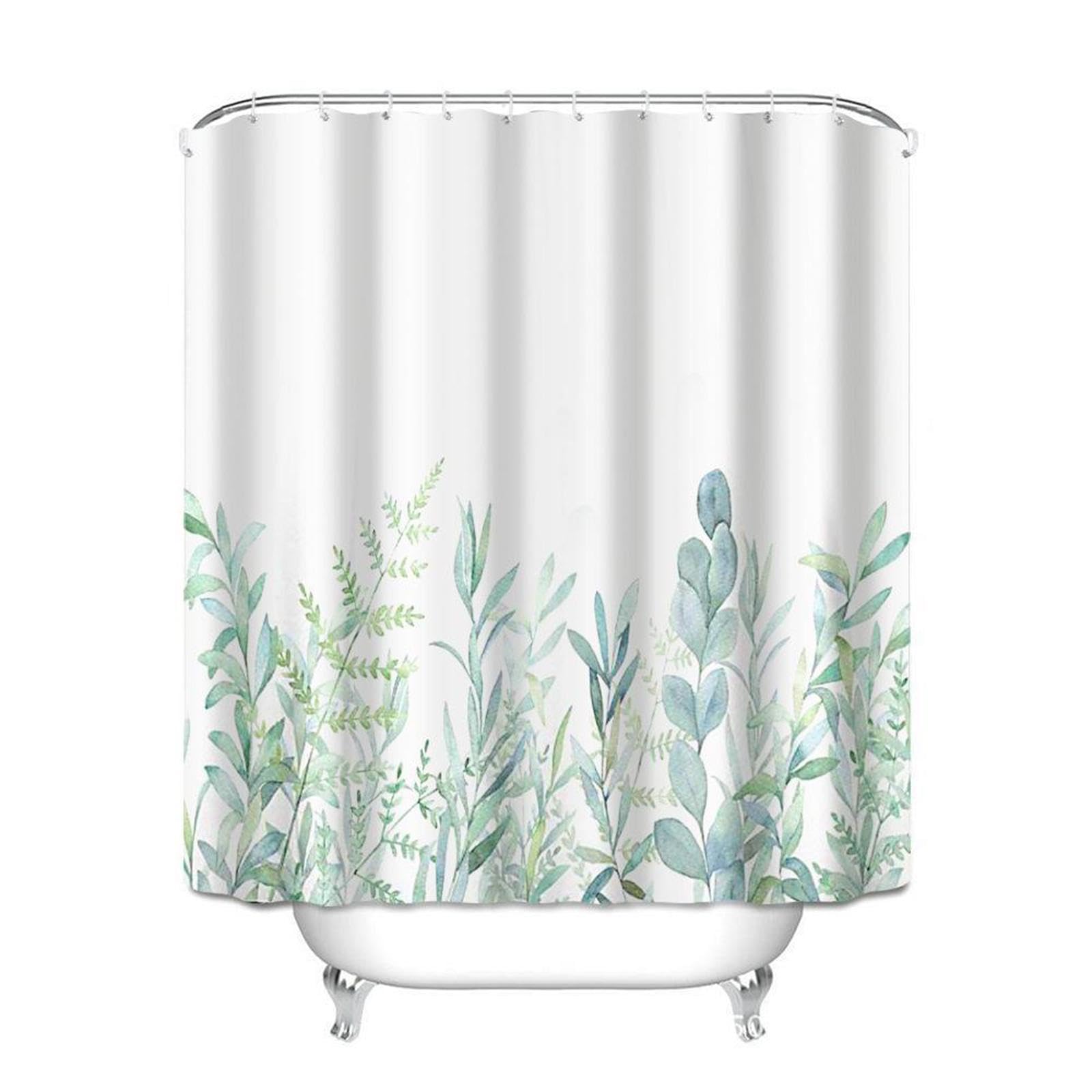 wasserdichte Duschvorhänge für Badezimmer, Badewannenvorhänge, Polyester, Badewannenabtrennung, Heim-, Hotel-, Gästehaus-Dekoration mit Haken 240x160cm/94x63in(WxH)