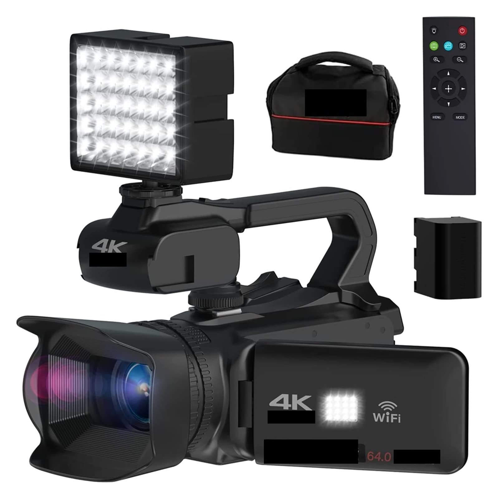 Caméra vidéo de vlogging 4K et zoom 18X pour filmer vos voyages en famille