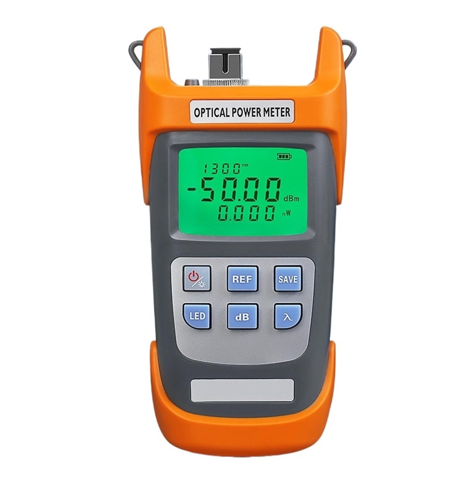 Medidor De Potencia Óptica AUA-G510A -50+~26dbm Probador De Fibra Óptica OPM 3 En 1 Probador De Fibra Óptica Interfaz SC/FC/ST,Amplio Rango De Pruebas(-50 to 26dbm)