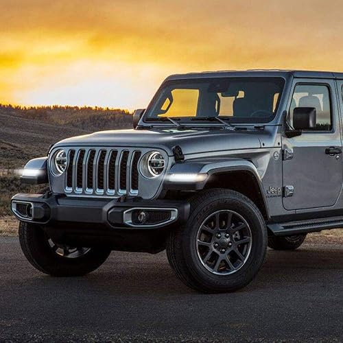 Miniatura 6 de J-eep Gladiator Switchback - Juego de bombillas LED de señal de giro y luces DRL de estacionamiento para JT Gladiator Rubicon Overland 2020, 5 años