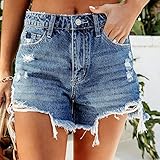 Multi-role Occasions: Simple and basic Women's Jeans Shorts styled with elegant details and excellent workmanship, practical and versatile, can be worn as pajama shorts ladies/ lounge wear, great for leisure, dating, shopping, holidays, carnivals, surfing, Pilates, party, beach, club, garden wear, jogging wear, hiking, daily outdoor activities and more.