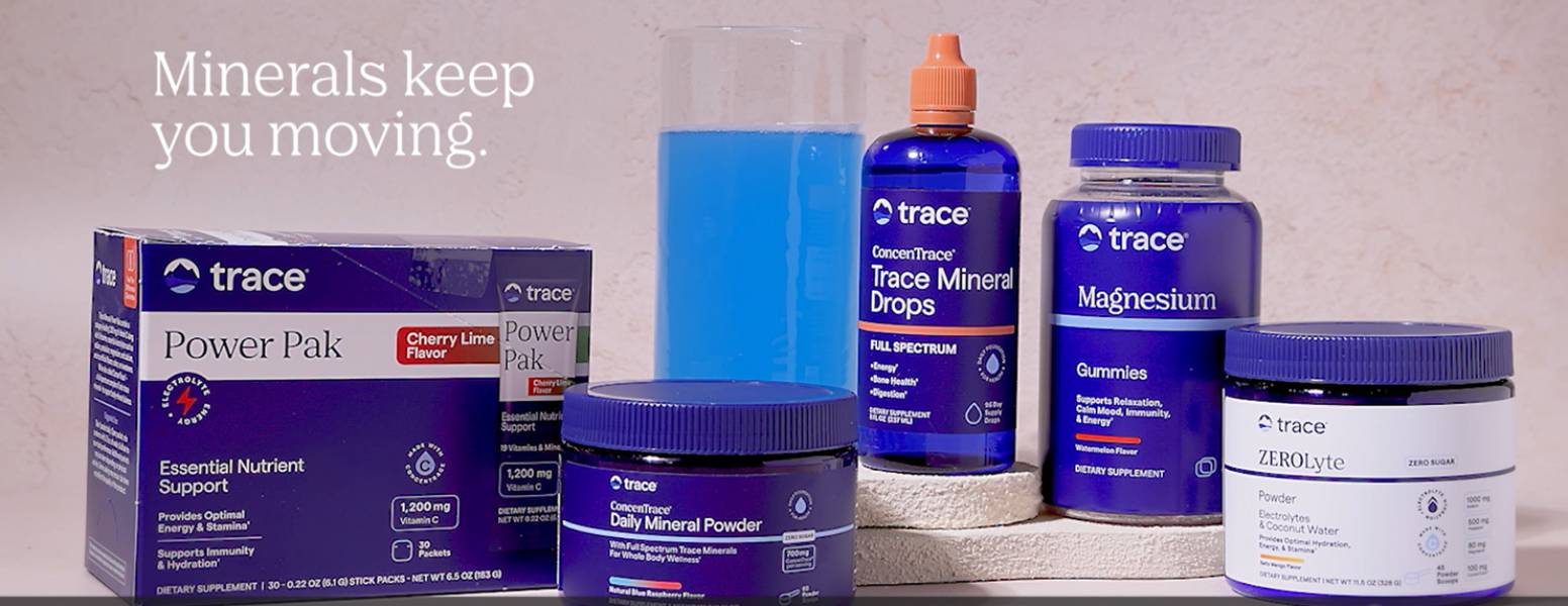 Trace Minerals ConcenTrace Trace Mineral Drops | Supports Energy, Digestion, Bone Health & Hydration, 70+ Ionic w/Magnesium, Chloride & Potassium | Keto, Vegan & Non-GMO | 48 Servings