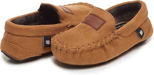 Miniatura 3 de Lucky Brand Boy's Micro-Suede Moccasin Loafer Slippers