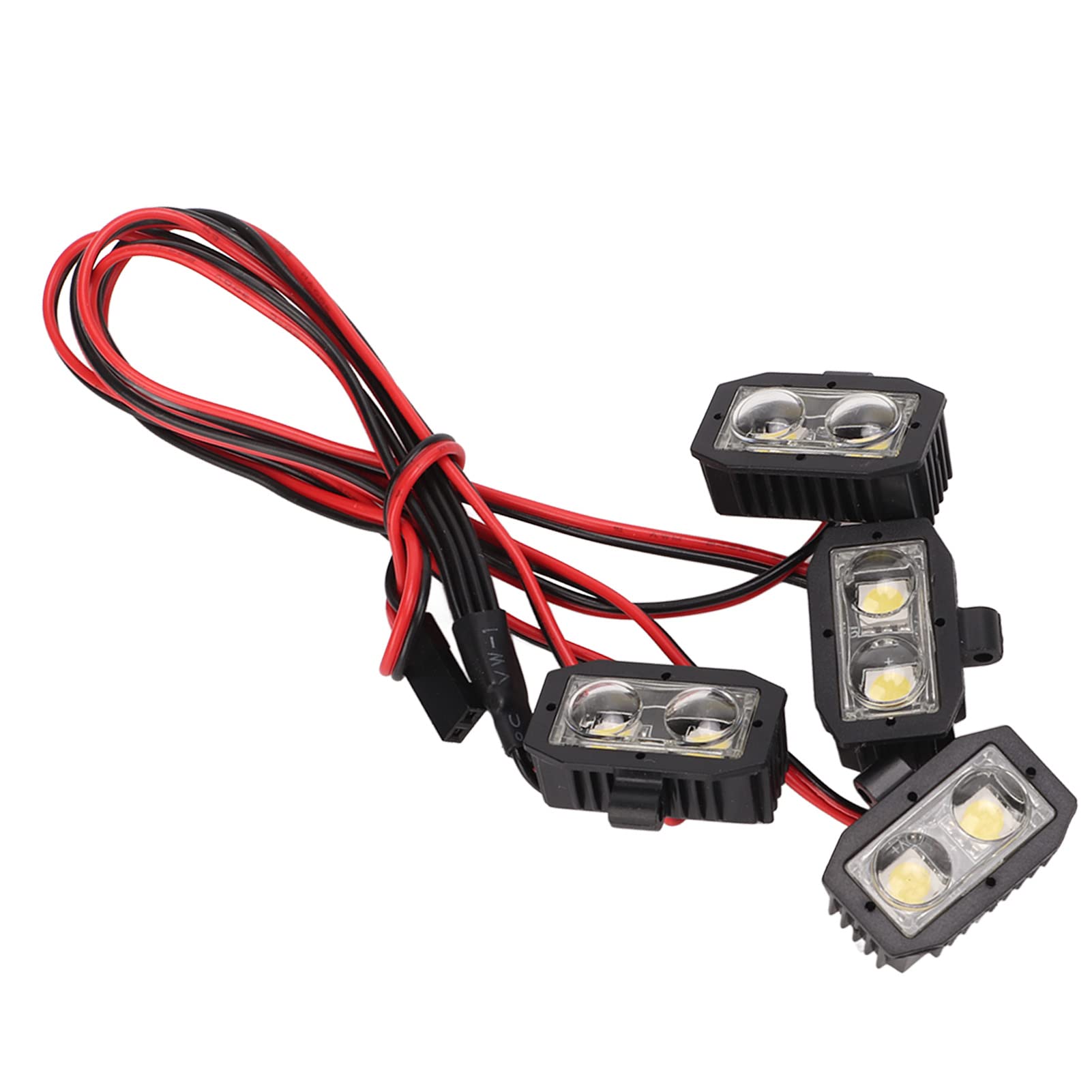 Phare RC 440mm 5‑7.4V 8 LED Lumière Blanche RC Phare LED Résistant à l'usure RC LED Lumières pour 1/10 RC Voiture comme SCX10 90046 Wraith Gen8 Phare RC 440mm 5‑7.4V 8 LED Lumière Blanche RC Phare LED Résistant à l'usure RC LED Lumières pour 1/10 RC Voiture comme SCX10 90046 Wraith Gen8