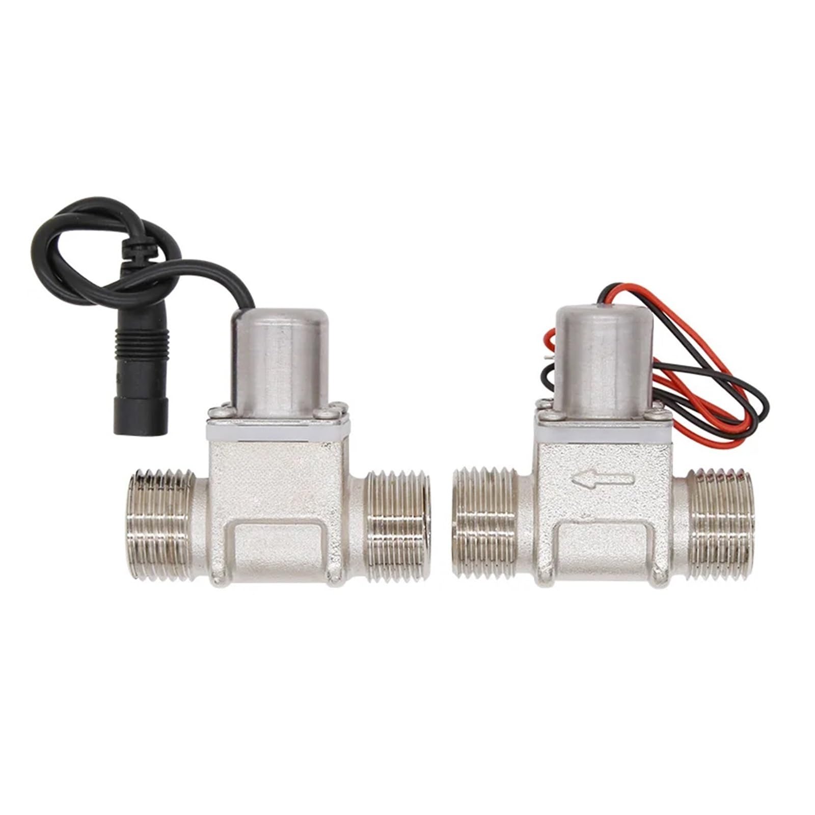 Llave de Paso Agua Válvula solenoide biestable de pulso, válvula agua potable, descarga inteligente 4 tubos(Waterproof wire)