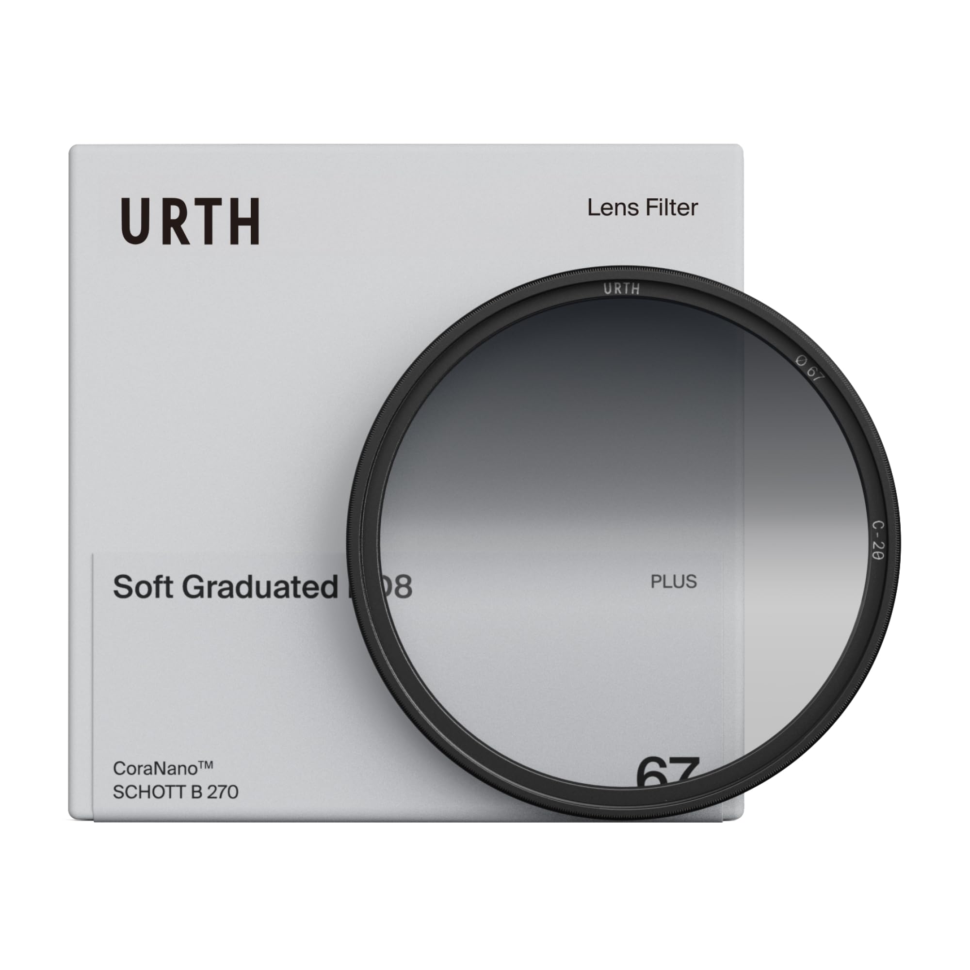 Urth 58Mm Soft Graduated Nd8 Lens Filter (Plus+) - 3-Stop Ultra-Slim 20-Layer Nano-Coated Soft Grad Neutral Density Camera Lens Exposure Balance Fil 9354842002205