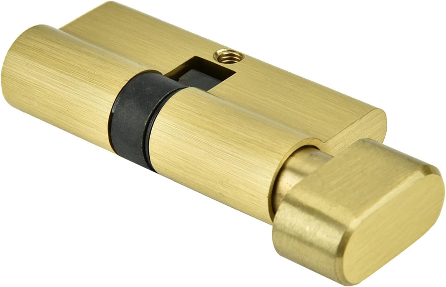 Yctze 65mm Copper Single Open Lock Cylinder for Bedroom Doors with Keys - Sturdy Copper Construction, Enhanced Security, Easy Installation