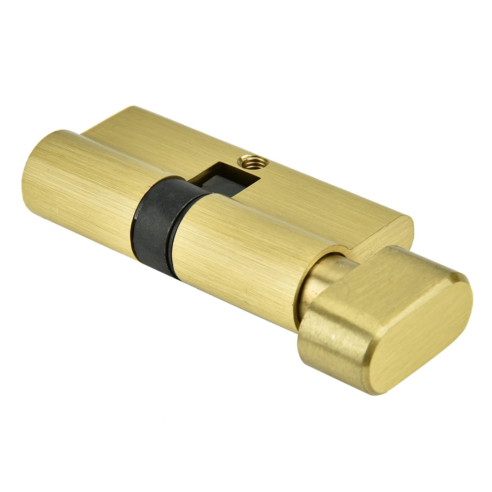 Cylindre de serrure en cuivre de 65 mm avec clés pour porte en bois