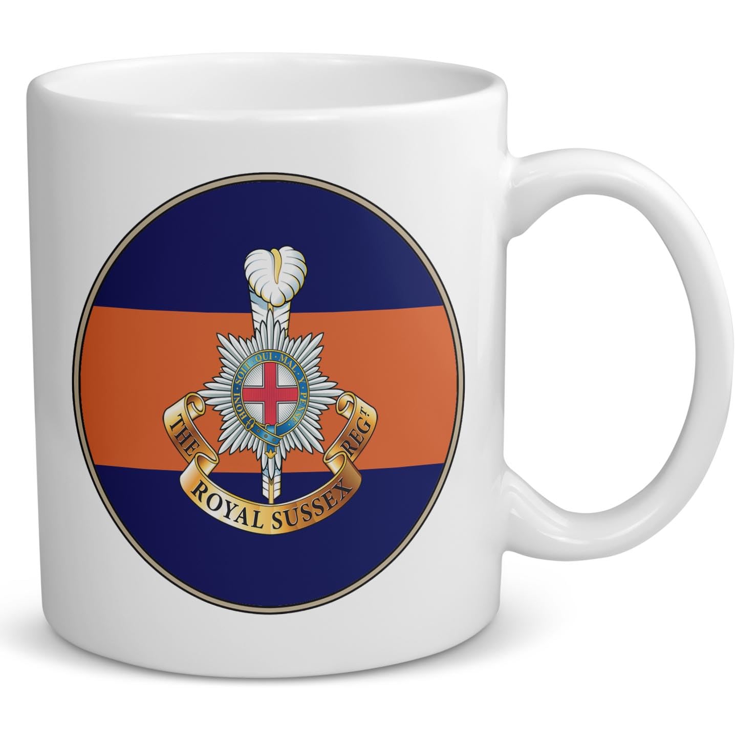 Badges On Mugs The Royal Sussex Regiment - Personalised Mug
