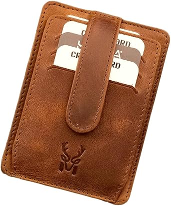 Modica  Shingles - Genuine Leather Paper Money Split ID Card Eye Card Holder Wallet