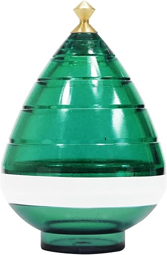 Spintastics Trompo Grande Punta Fija Spin Top (Verde)