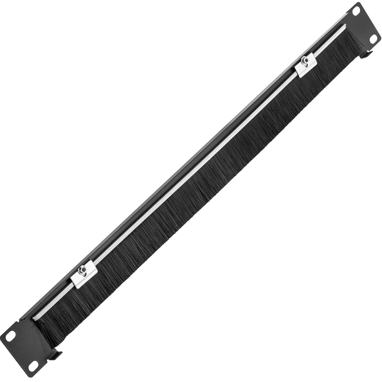 RackMatic - Panel pasacables guíacables para Armario Rack 19" 1U con Cepillo para gestión de Cables
