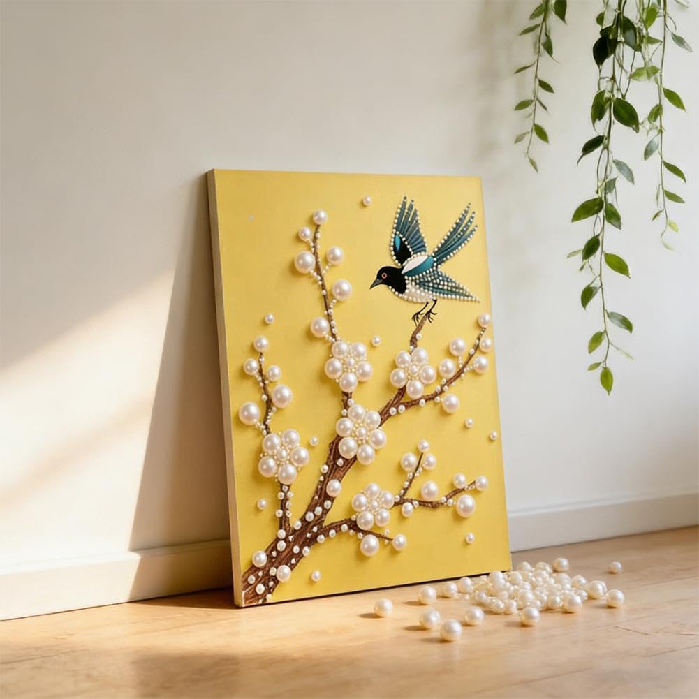 Amazon.co.jp: Shnmersy パールアートキット 花 手作り 20*30cm 大人の