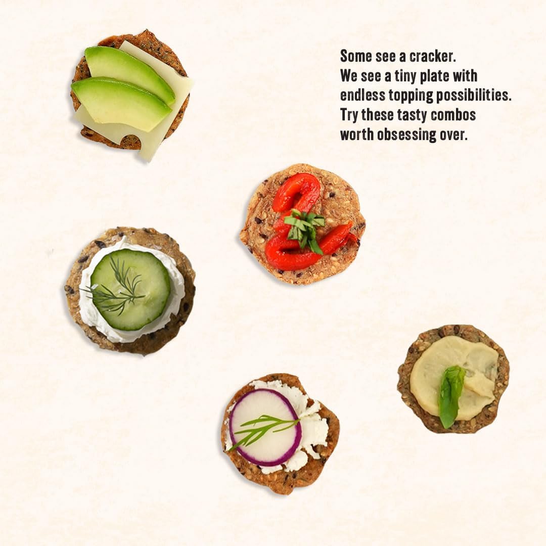 Mary's Gone Crackers Super Seed Crackers, Organic Plant Based Protein, Gluten Free, Rosemary 5 Ounce