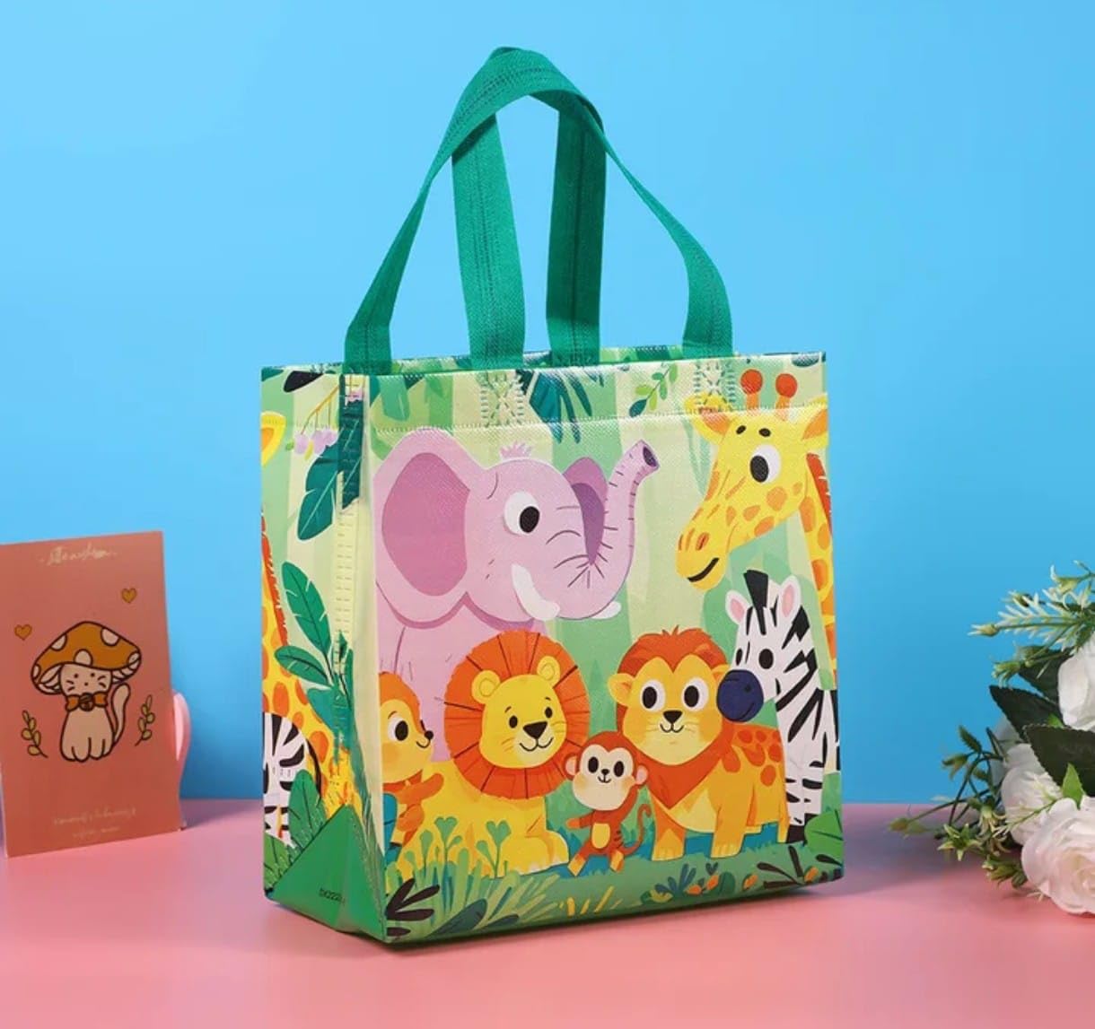 Colorful Kids Birthday Gift Bags - 12 Pack -6 Colorful Kids Birthday Gift Bags - 12 Pack -6
