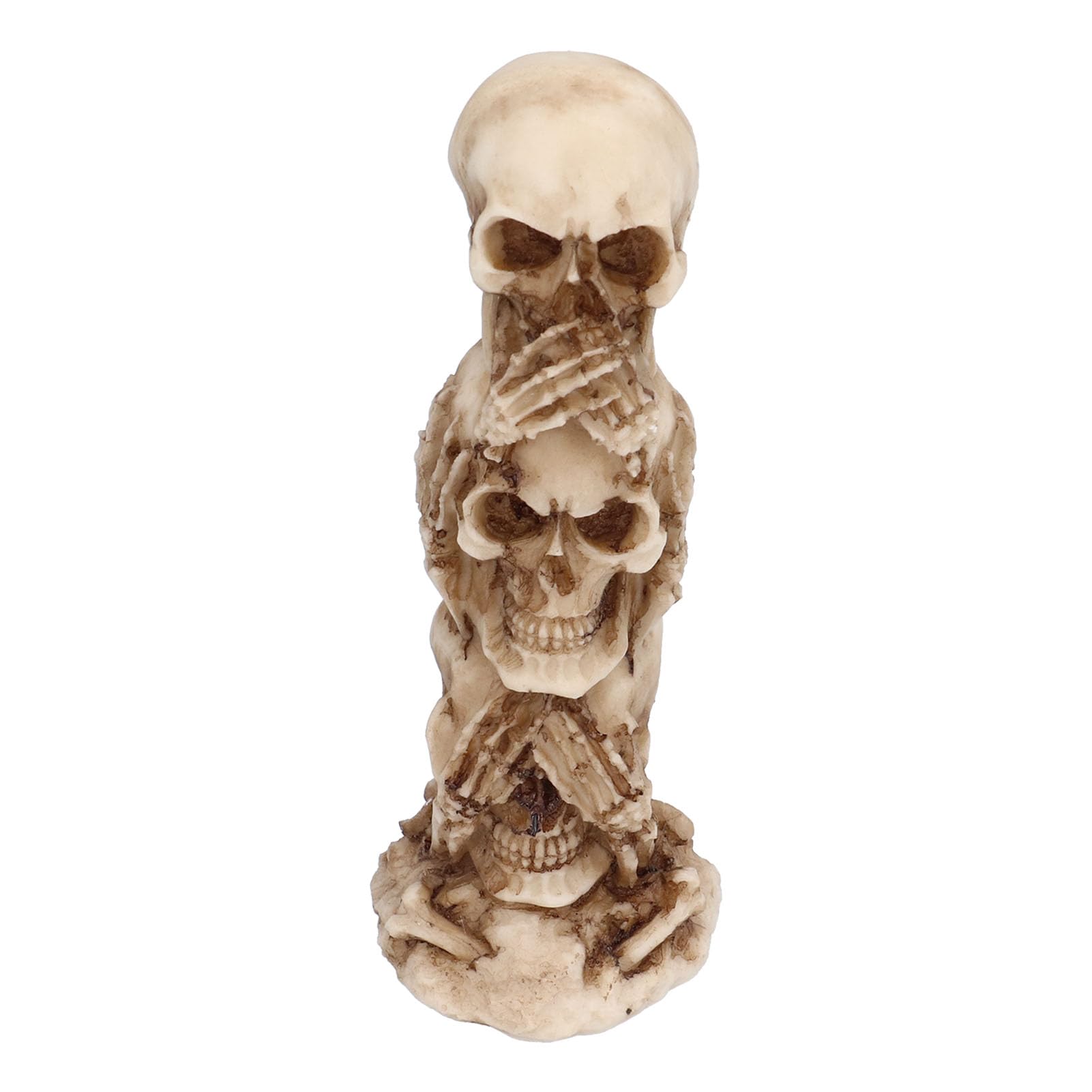 Skull Handicraft, Halloween Prank Prop Resin Easy to Innovative Terrifying Interesting Portable for Festival