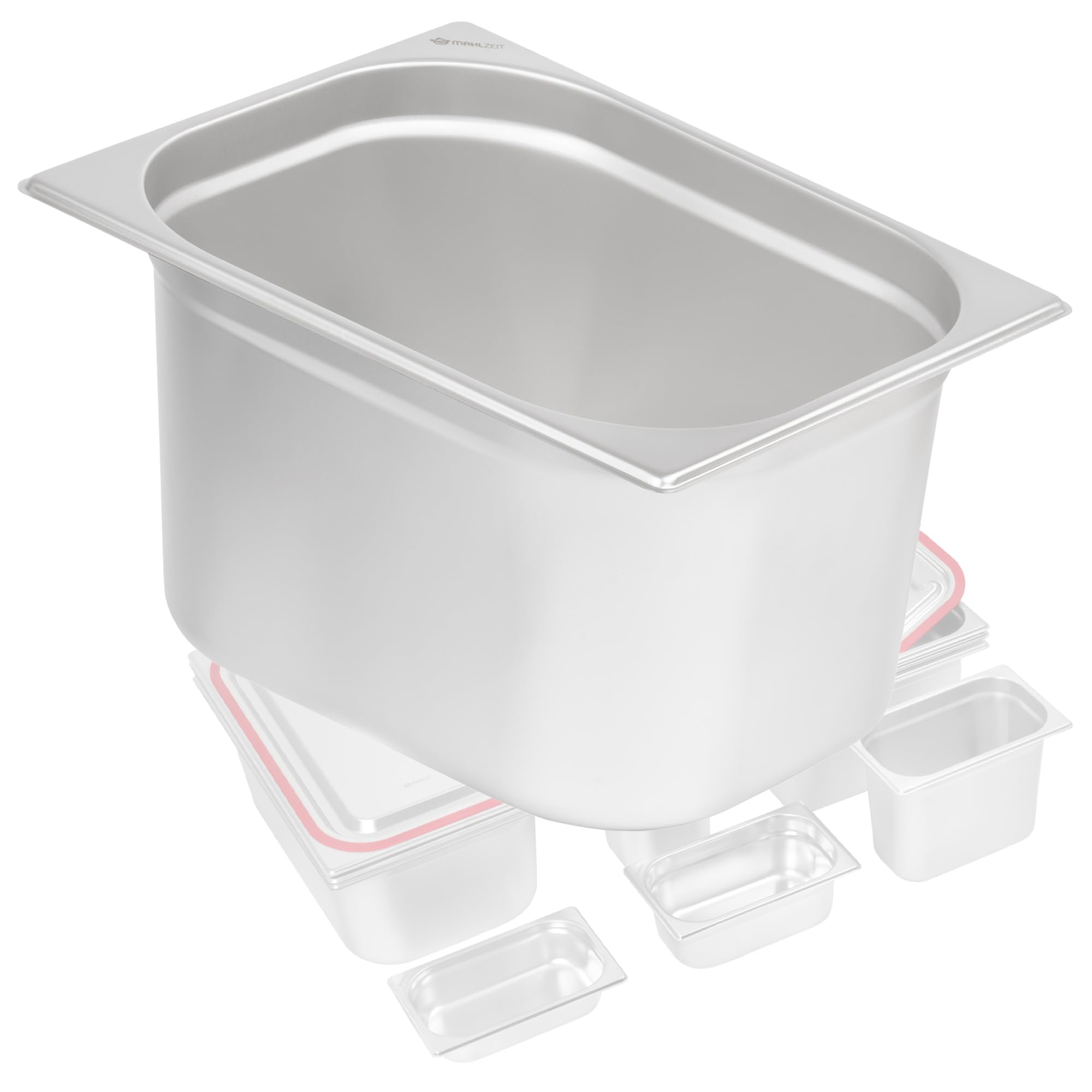 Contenitore Gastronorm Perforato GN 1/2 In Acciaio Inox - 265x325x65 Mm Per Professionisti - Foto 8