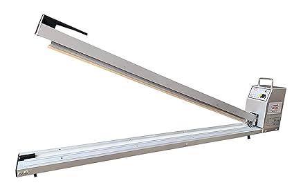 AURO Aluminium Metal Body Hand Sealer Sealing Machine , White, 24-Inches , Come with Cutting And Sealing Elements for Shrink Wrap Film , Sealing Machine , Hand Sealing Machine , Packing Machine