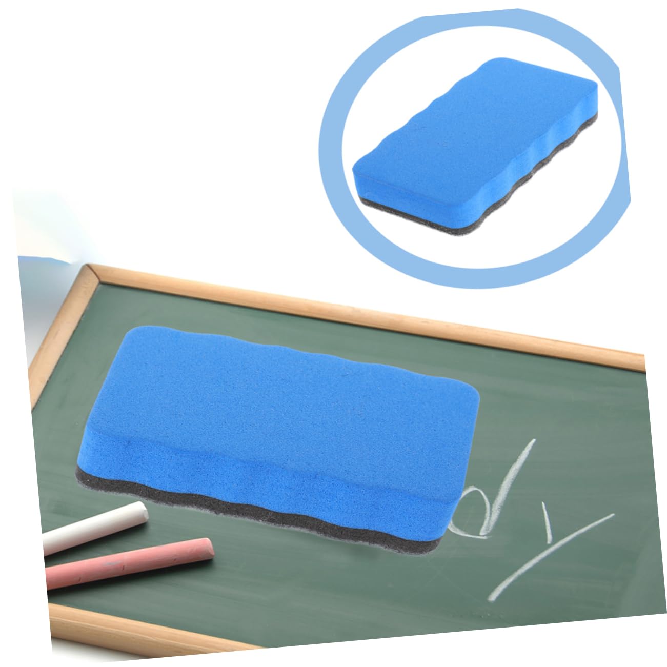 NUOBESTY 48stücke Whiteboard Radierer Wiederverwendbare Und Waschbare Tafelwischer Für Büro Klassenzimmer Und Zuhause Material Leicht Und Handlich Für Whiteboards Schwarze Tafeln Und