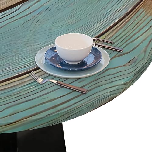 Vista 158 de Cardinal Bird - Mantel redondo ajustable con borde elástico de 36 a 42 pulgadas, mantel redondo elástico, impermeable, lavable, mantel circular