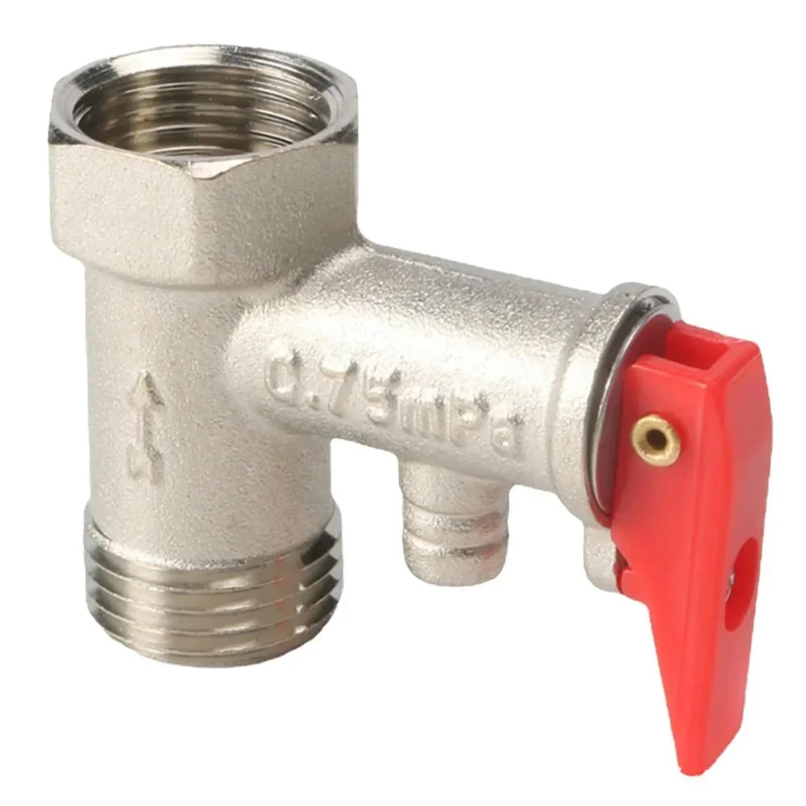 Zzx063 One Color Pressure Relief Reducing Valve 0.7Mpa Electric Water Heater System G1/2" Prevent Water Backflow Thread