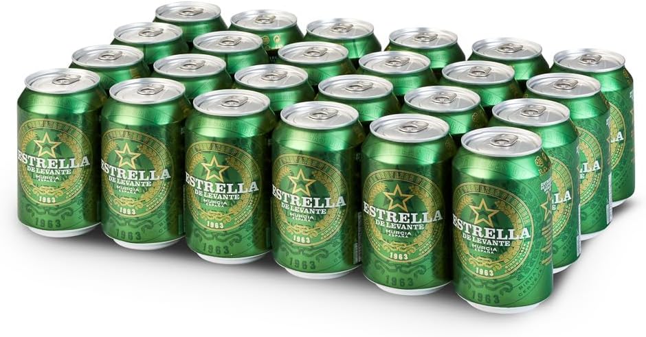 24 latas de cerveza Estrella Levante por 12,49€