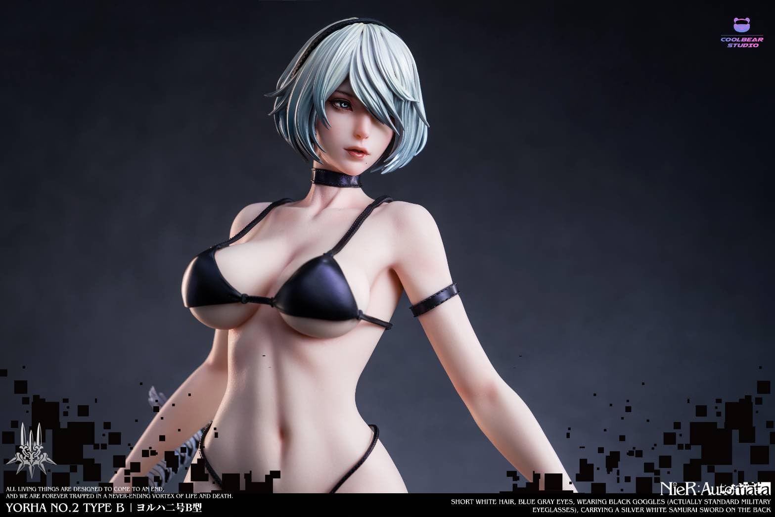 Amazon.co.jp: ヨルハ二号B型 2B フィギュア ガレージキット 水着Ver.1