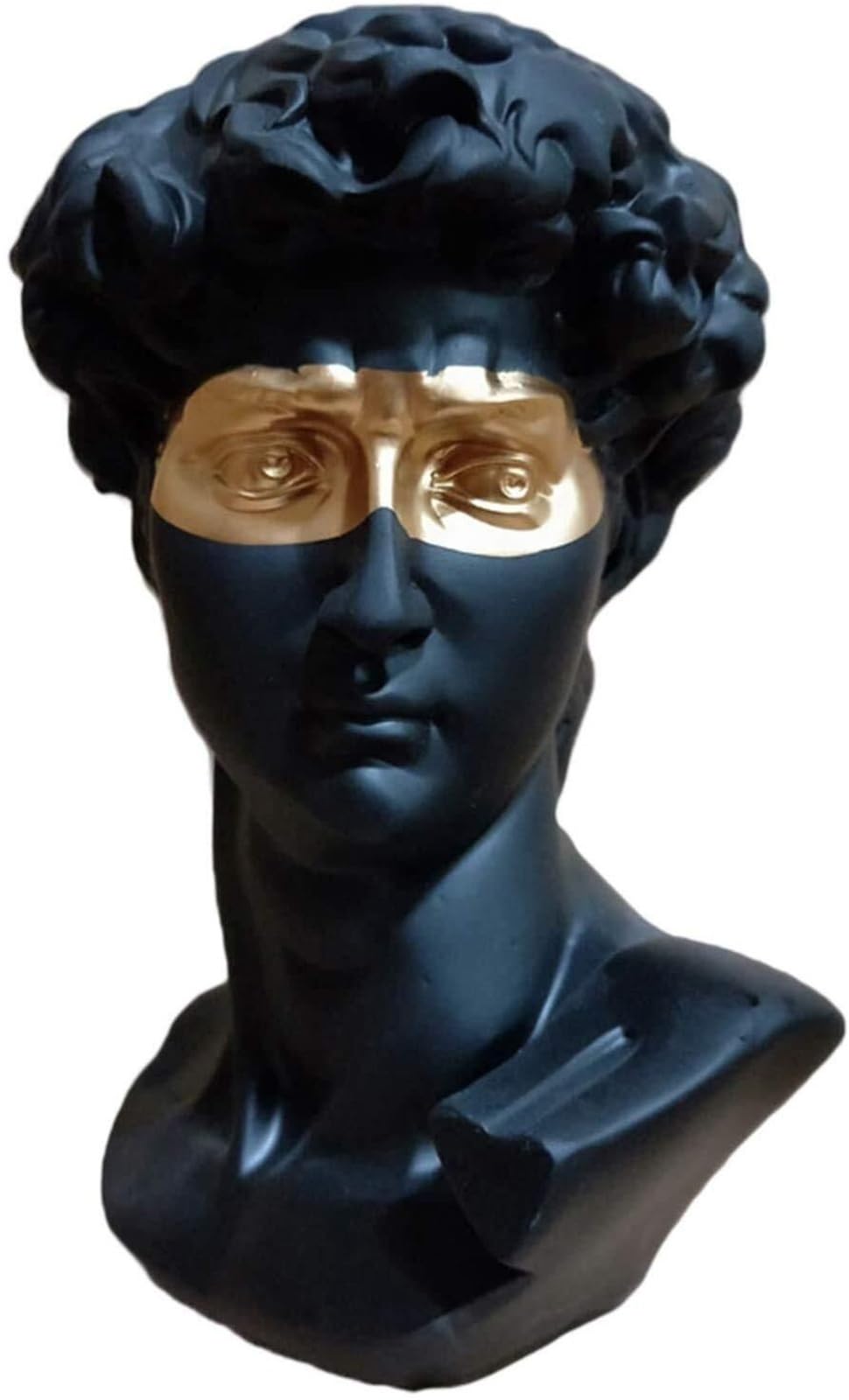 Decoración para el hogar Estatua de Cabeza David Griego Classis Moderno Simple Negro Regalos para recién Casados