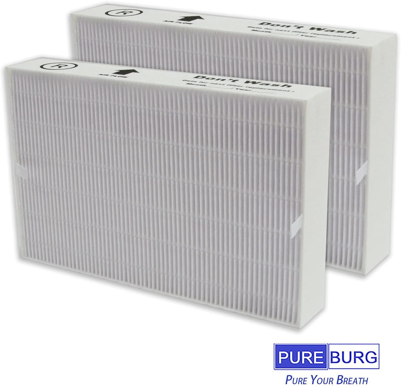 PUREBURG Replacement HEPA Filter Kit Compatible with Honeywell InSight Air Purifiers, HPA5100B / HPA5150, HRF-R1 HRFSC1 HRF-A100