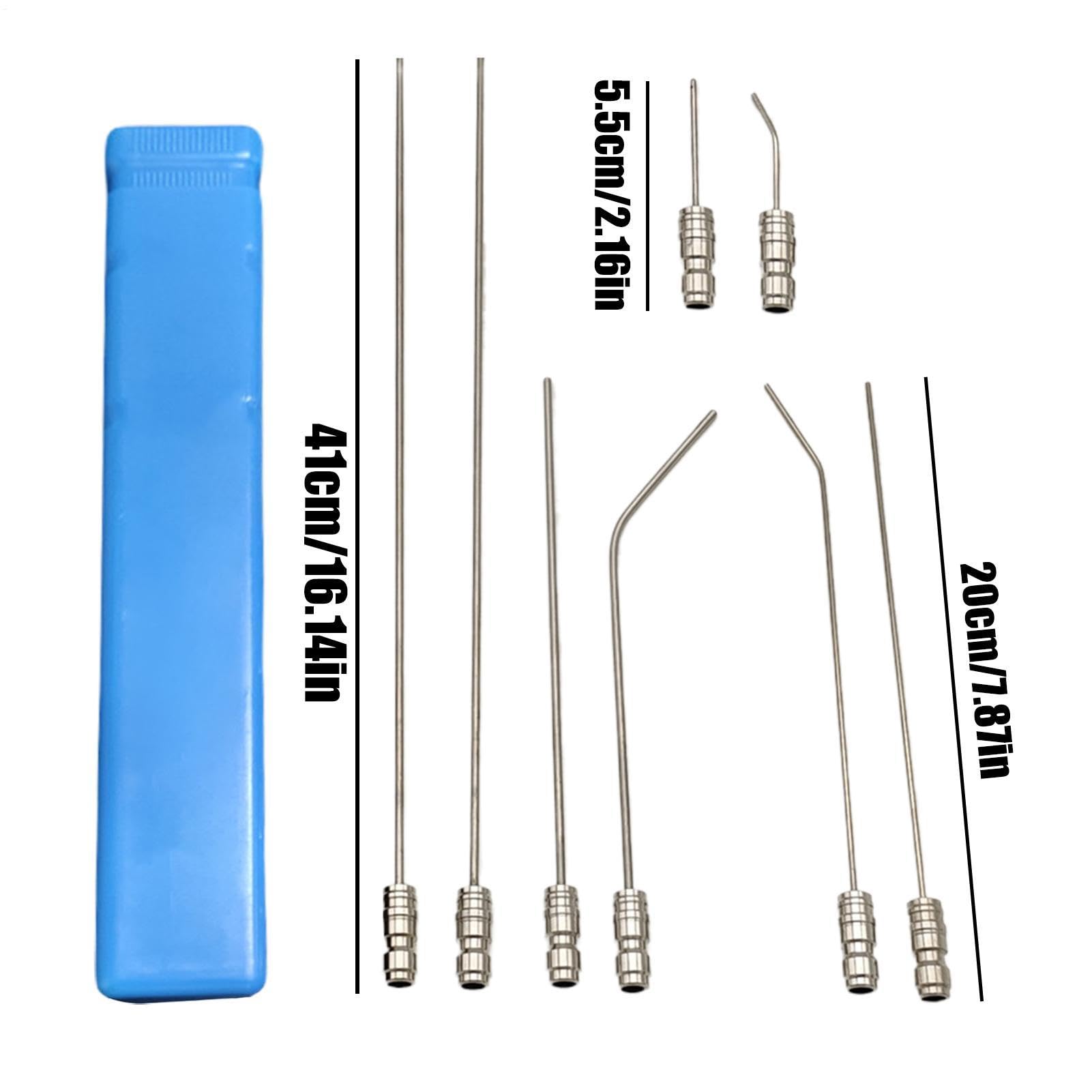 Boquillas Para Hidrolimpiadora Kit Puntas De Aguja Limpiadoras Para Grietas