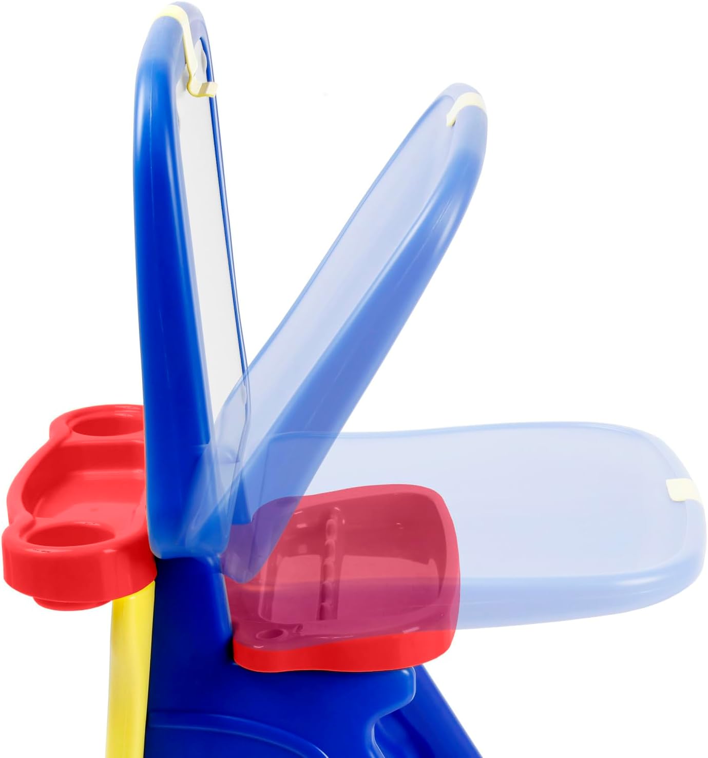 Crayola Triple The Fun Art Studio in desk mode with a child