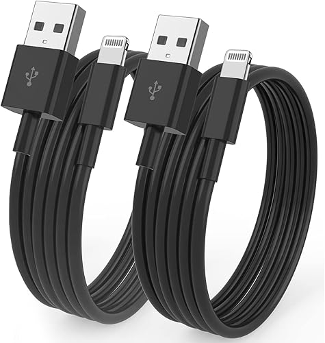 Miniatura 13 de [Certificado MFi de Apple] Cargador de iPhone de 3 pies, cable Lightning a USB de 3 pies, cable de carga rápida Apple de 3 pies para iPhone 14 Pro