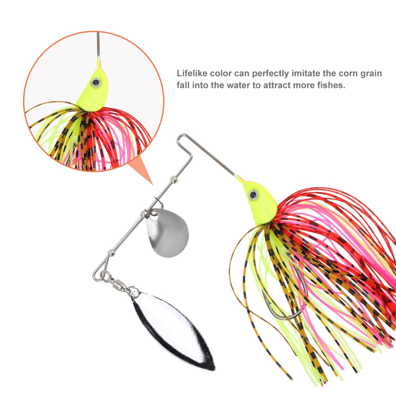 POPETPOP Lot De 3 Leurres De Pêche Mixtes Appâts Artificiels Matériel De Pêche 5 Pièces X 3