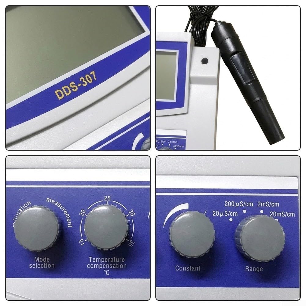 Leitwertmessgerät Portable ABS Gehäuse 25cm für weiß Leitwertmessgerät