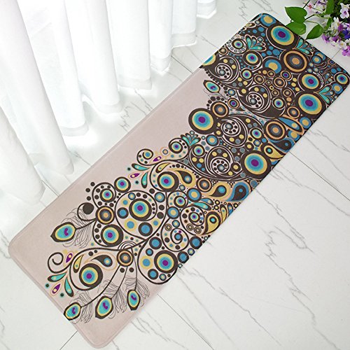 EUCH The Original Non-Slip Kitchen Mat Doormat Bath Mat Entrance Rug Pad Indoor/Outdoor Floor Mat 15.7