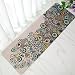 EUCH The Original Non-Slip Kitchen Mat Doormat Bath Mat Entrance Rug Pad Indoor/Outdoor Floor Mat 15.7"x47.2" (Peacock)
