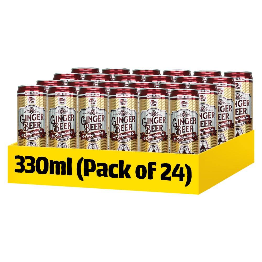 Tropical Sun Ginger Beer Original 330ml ml (Pack of 24)