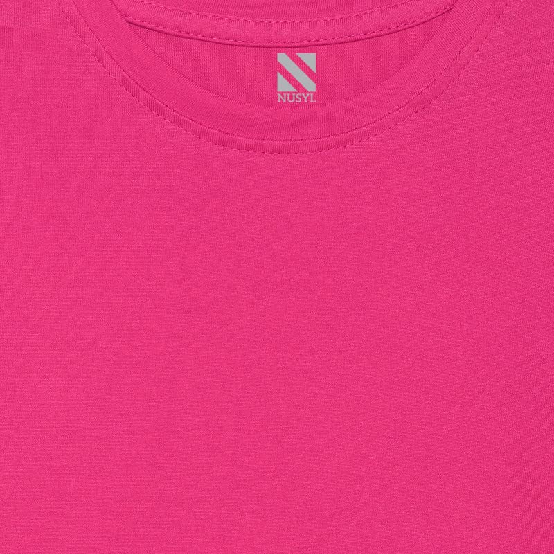 Image of Nusyl Girls Solid Cotton Blend Tshirts - Soft & Comfortable Half-Sleeves T-Shirts | Casual Wear for Kids & Teen Girls | Half Sleeves T-Shirts |- NUGCTSH001-PO2-1