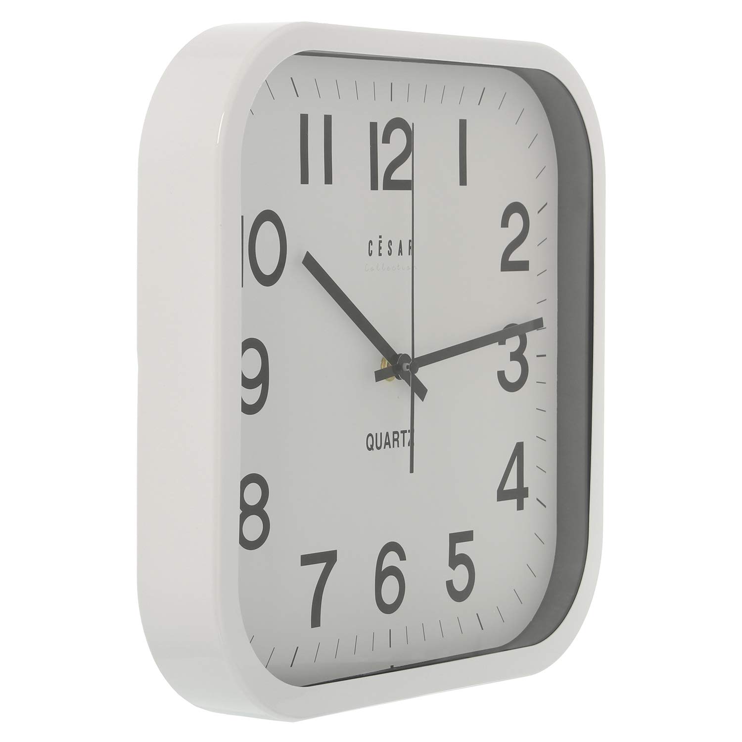 HORLOGE MURALE UNIQUE et fonctionnelle avec surface miroir 3D pour la