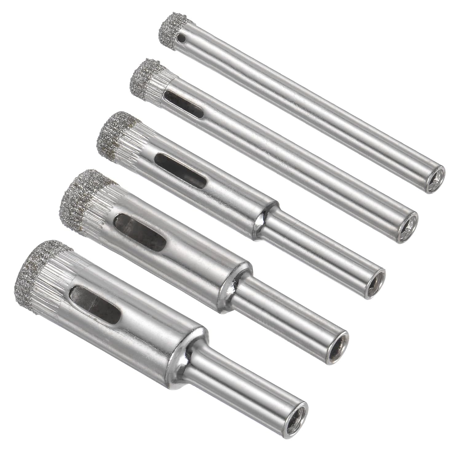 UPTODATETOOLS 5-Pieces Diamond Drill Bits Set, 5mm 6mm 8mm 10mm 12mm Cutting Diameter, Diamond Dry Core Drill Hole Saws Bits Tools (B0D5CNZG9N) Amazon Price History, Amazon Price Tracker