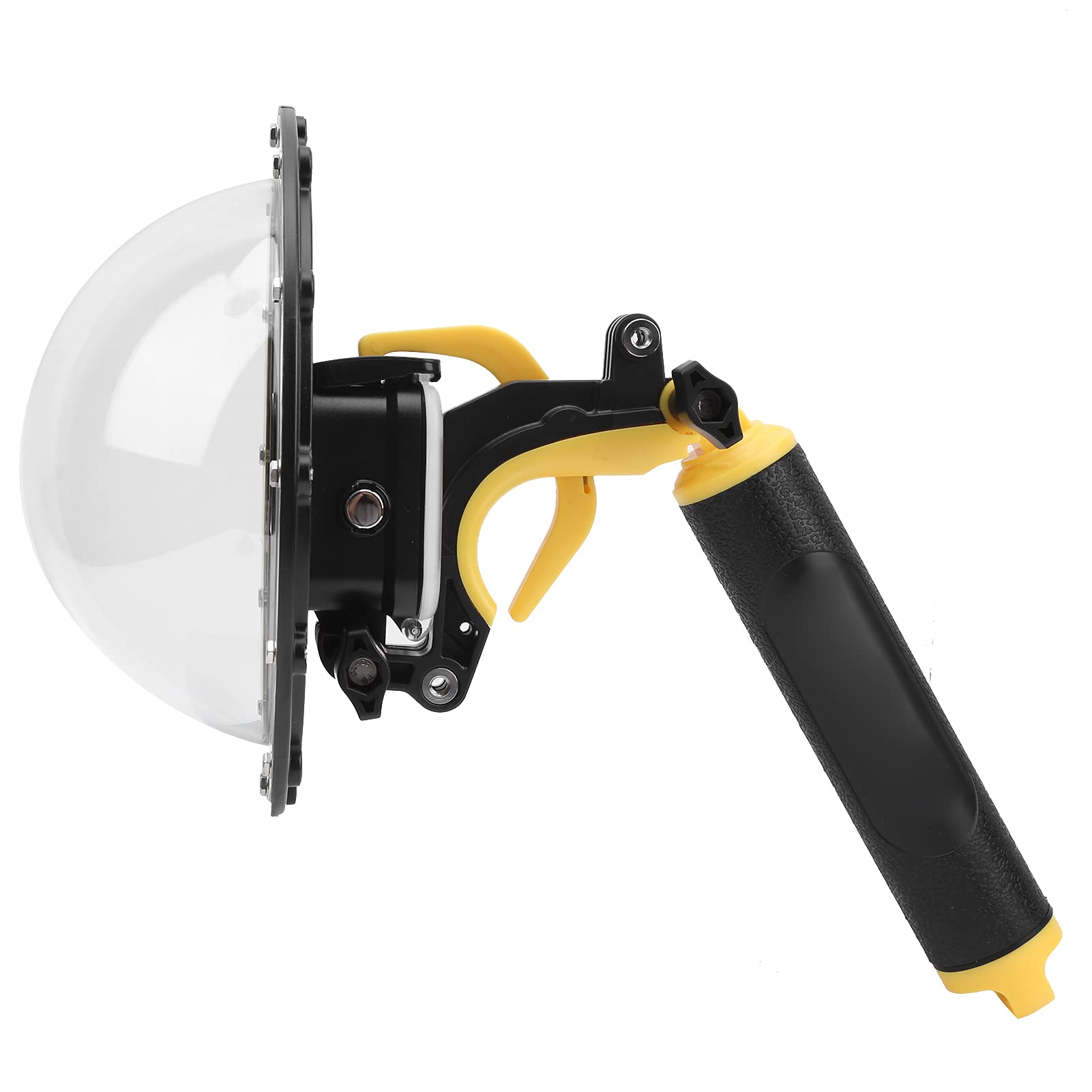 EMUKOEP Fisheye Sphere Custodia Impermeabile per Fotocamera con Pulsante di Scatto per gli Appassionati di Immersioni