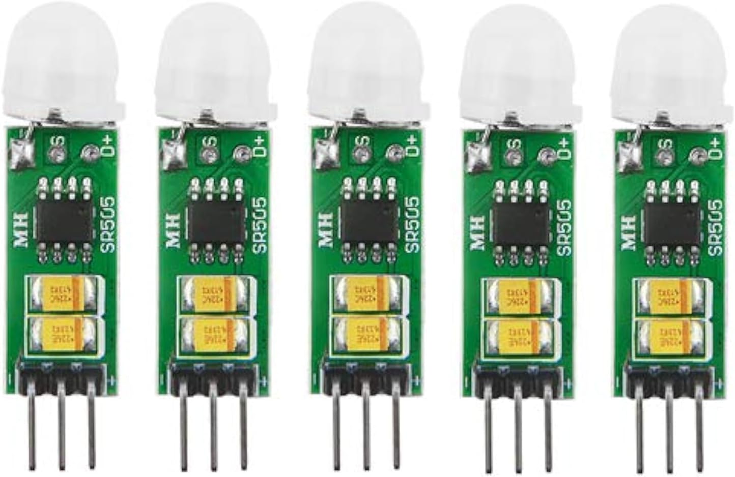 XLX 5PCS HC-SR505 Micro Human Body Sensing Module PIR Motion Detector Switch Module High Power High Efficiency Digital Measurement for Electronic Practice DIY