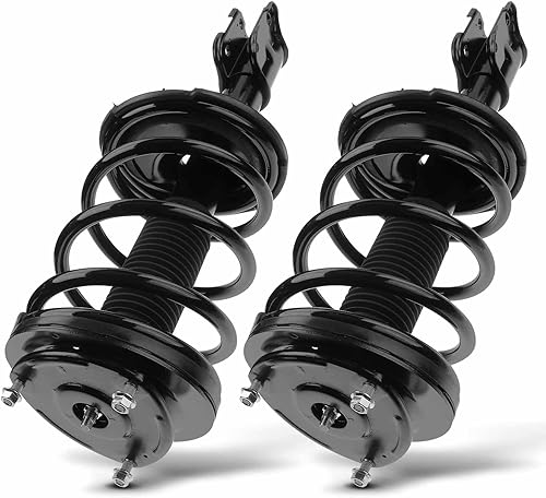 A-Premium Par delantero (2) conjunto completo de puntal y resorte helicoidal compatible con Hyundai Santa Fe GLS 2007 2008 2009, lado del conductor