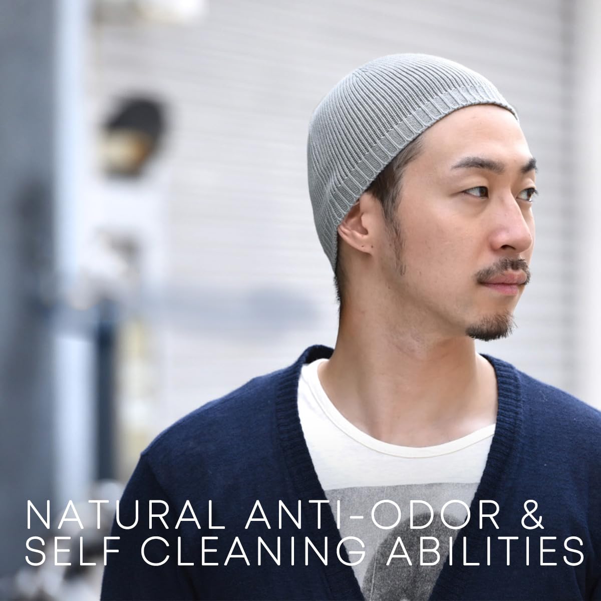 CHARM Hombres Invierno Cráneo Gorra Gorros Beanie Sombrero Hecho En Japón Ligero