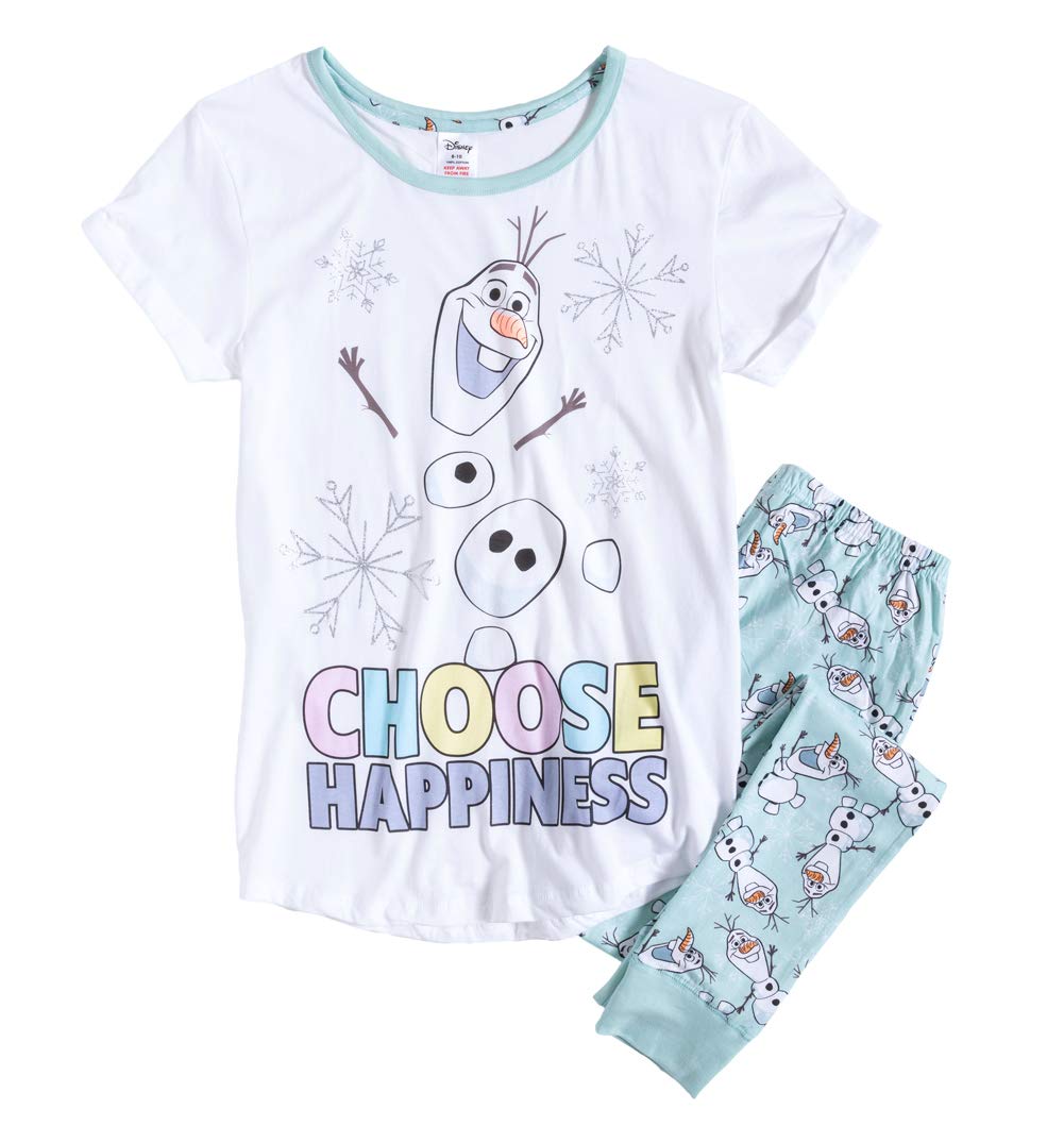 Tdp Textiles Women's Blue Olaf Frozen Choose Happiness Disney Pyjamas