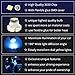 WLJH 10x Ice Blue T3 Neo Wedge Led 3030 SMD Chip 8mm Base Car Dash Instrument Bulb Clock Check Engine Transmission Fasten Seat Belt Hi-Beam Parking Brake Turn Signal Ignition Indicator Lights