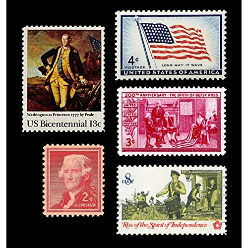 American Coin Treasures Wood Box Declaration of Independence Coin and Stamp Set| Genuine United States Currency | Mint Postage Stamps |Americana Collectible | Certificate of Authenticity