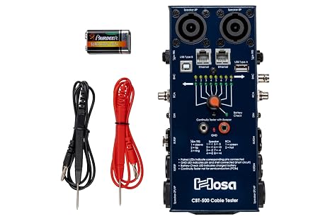 Hosa CBT500 اختبار كابل الصوت