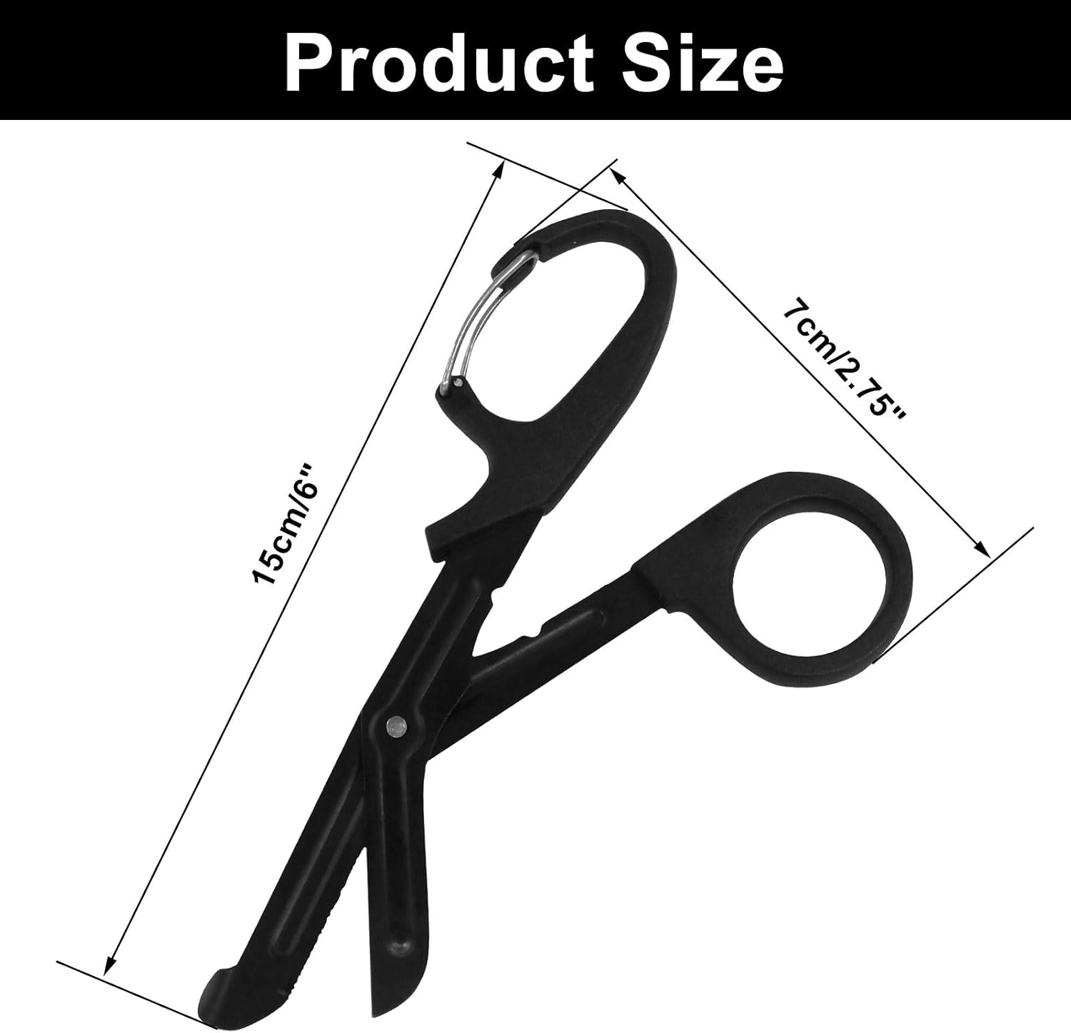 2 Pack Trauma Shears, 5.9 Inch Stainless Steel Medical Scissors Bandage Nursing Scissors for EMT Workers Nurses Doctors